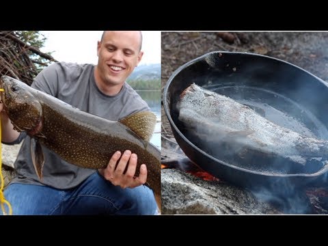 Biggest Trout of My Life! + Rainbow Trout Catch N' Cook