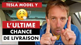 TESLA annule la livraison de mon Model Y mais il me reste une chance d'être livré "rapidement"