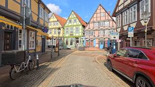 🇩🇪 The Beautiful Half-Timbered Town: Driving to Celle, Germany | 4K ASMR Road Trip