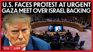 UN LIVE: ’NO EXCUSE, PLEASE’: Unusual Protest Against US Over Israel Support At Gaza Meet