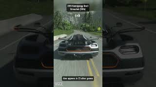 All Different KOENIGSEGG Models / Trims Found in Racing Games