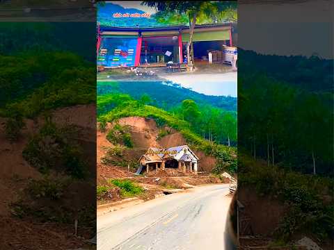 SỐC : HAI CĂN NHÀ BỊ LŨ CUỐN SẬP TRONG VÀI GIÂY , GIA ĐÌNH CHỈ BIẾT KHÓC NHÌN THEO MÀ BẤT LỰC !"