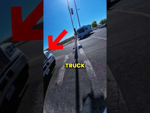 Biker Gets Rear Ended By Truck! 😱