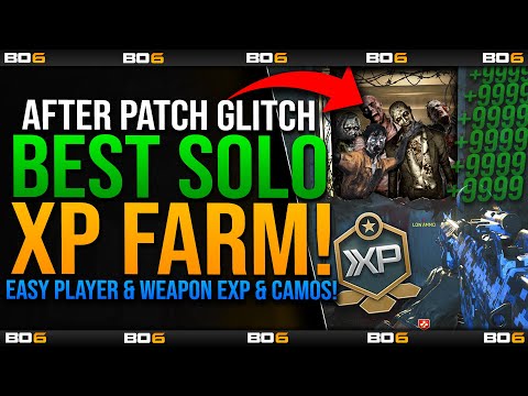 *NEW* AFTER PATCH WORKING SOLO XP FARM - Easy CAMOS & LEVELS on Black Ops 6 - Zombie Pile Up GLITCH