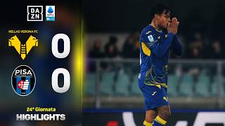 Un palo a testa e poche emozioni: Hellas Verona-Pisa 0-0 | Serie A Enilive | DAZN Highlights