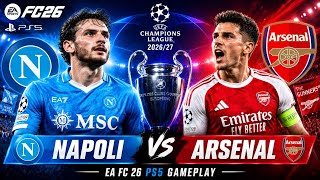 FC 26 - Napoli vs Arsenal - UEFA Champions League Matchday 1 Full Match | PS5™[4K60]