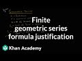Understanding Geometric Series