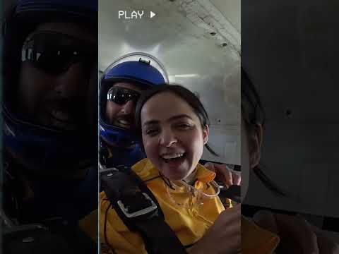 Skydiving in Spain!!๐ช๐ฅฐ #bucketlist #trendingshorts #skydiving #palaksindhwani