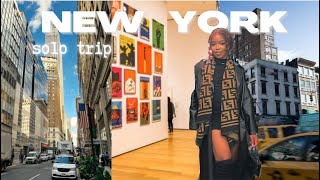 ALONE IN NYC VLOG | 36 hours in New York City + SoHo + Cute new restaurants + Solo dates + more!