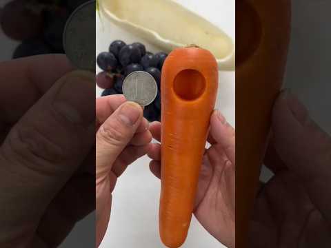 पापा ने छुपाया गाजर के अंदर एक रुपय का सिक्का 🤯 #short #amazingfacts #hindishorts #shortfeed