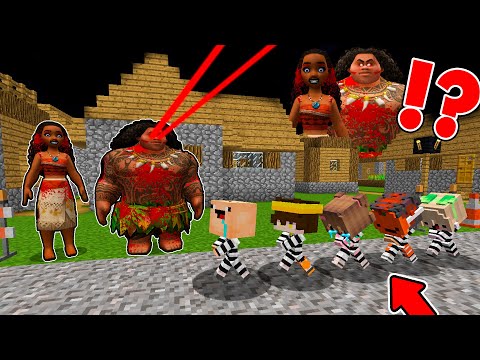 ¿Por que MOANA 2.EXE nos arresto en Minecraft? 😱 | Encerrados en la Prision de MOANA 2 LA PELICULA