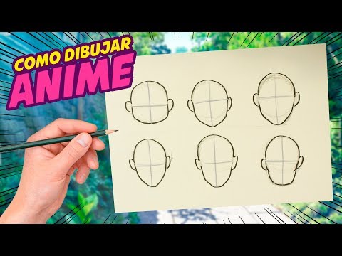 COMO DIBUJAR ANIME FACIL - Como dibujar cabezas para diferentes personajes