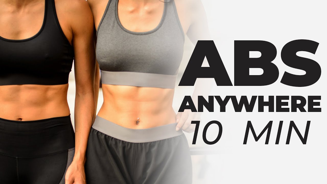 10 Minute KILLER ABS For Beginners You Can Do Anywhere (GUARANTEED) - Grow with Jo
