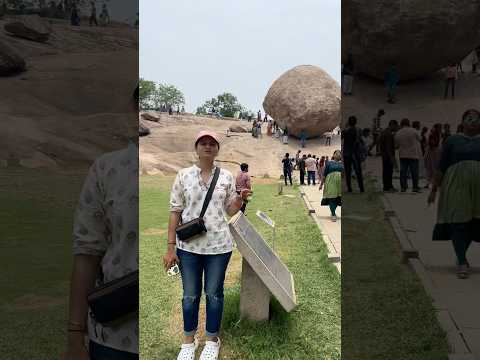 #822 Krishna’s BUTTER BALL in Mahabalipuram