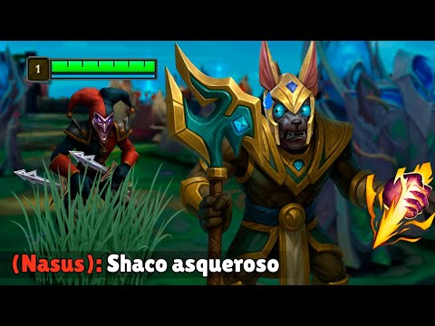 ¡LE DESTROZO el EARLY JUNGLA! Con la TÁCTICA más ASQUEROSA de SHACO IMPOSTOR😈