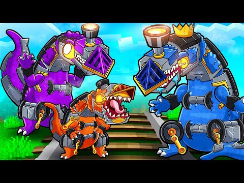 RAINBOW INFECTED TRAIN FRIENDS! (Minecraft)