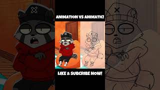 The Glow Up Is INSANE! 🔥 Animation vs Animatic #rockyrakoon #cartoon #animation #funny #humor