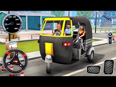 Tuk Tuk Rickshaw Auto Driving - City Mountain Auto Driver - Android GamePlay