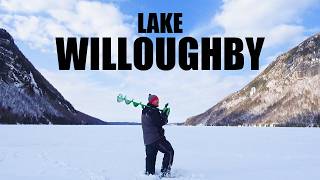 Ice Fishing the DEEPEST LAKE in NEW ENGLAND!