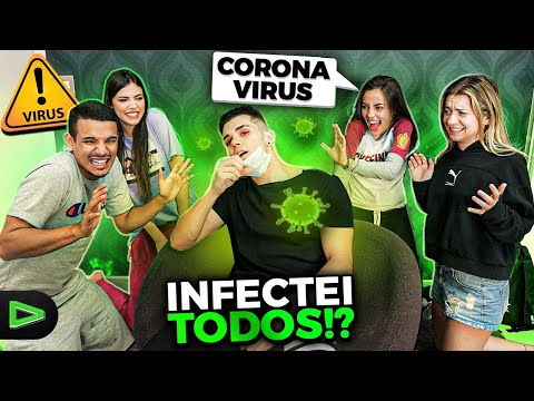 INFECTEI TODOS COM O CORONA?! A TROLLAGEM MAIS PESADA DO CANAL