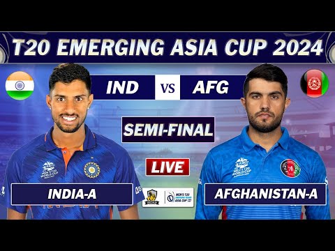 INDIA vs AFGHANISTAN SEMI FINAL MATCH LIVE COMMENTARY | IND vs AFG ACC EMERGING ASIA CUP MATCH LIVE2