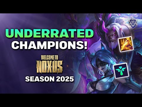 BEST UNDERRATED Champions for EVERY ROLE in Season 2025 | League of Legends