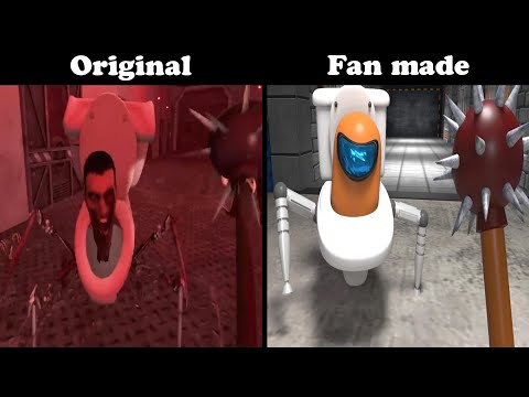 skibidi toilet original VS fan made (part 69)