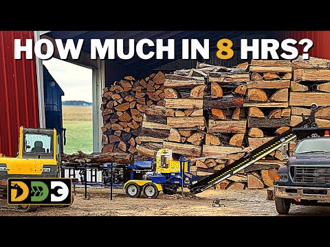 I Rented a Firewood Processor For 8 Hours (2022) - Homeowner Review of Dyna SC-16