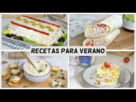 RECETAS para VERANO ! CENA SANA para verano