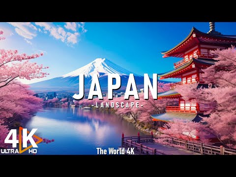 Japan 4K - Relaxing Music With Beautiful Natural Landscape - Amazing Nature