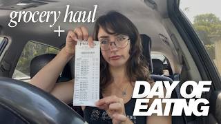 Grocery Haul + Realistic Full Day of Eating (living, not locked in)