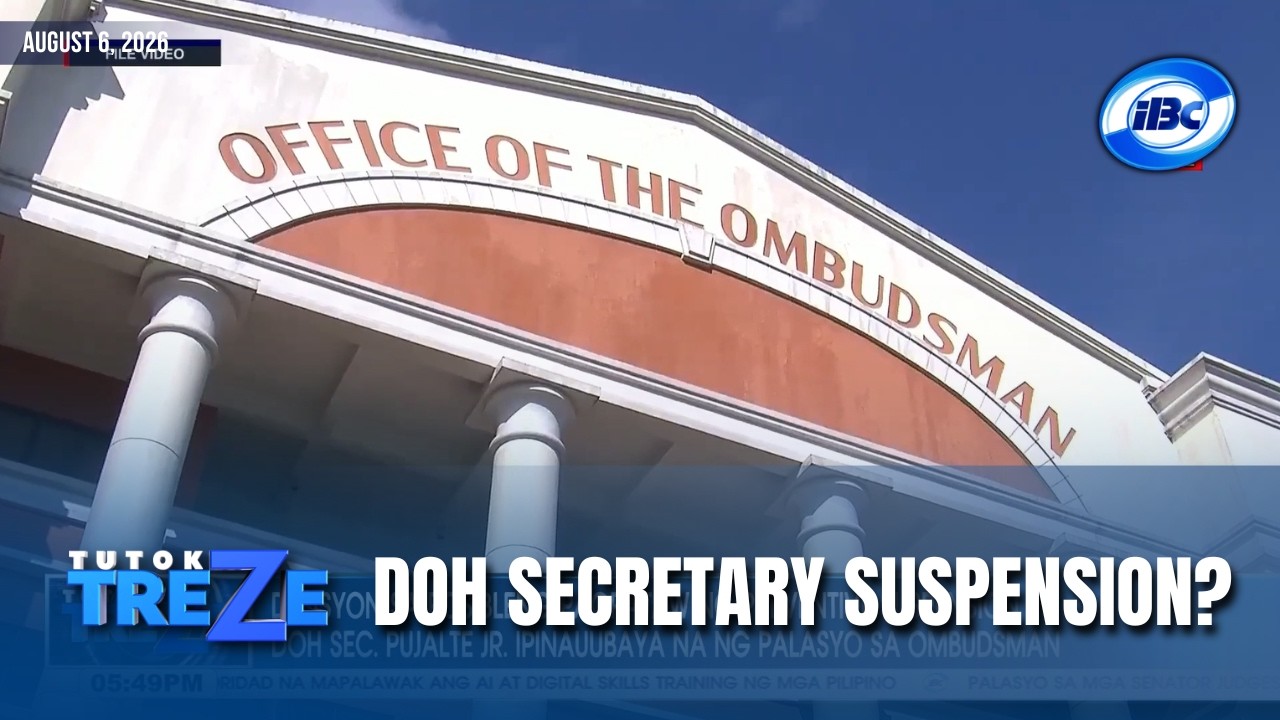 Posibleng pagpataw ng preventive suspension vs DOH sec ipinauubaya na sa Ombudsman | Tutok Treze