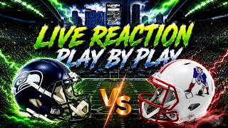 🔥 New England Patriots at Seattle Seahawks LIVE Reaction & Play-by-Play | Week 1 🔥