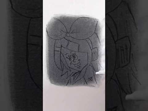 鏡音リンを無駄が多い描き方で描きてみた！ #onepiece #shorts