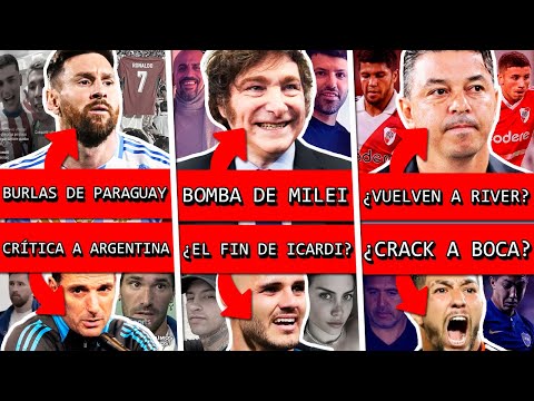 ARGENTINA fue VIRAL por PARAGUAY+ AGÜERO se une a MILEI+ 7 JUGADORES vuelven a RIVER+ CRACK a BOCA?