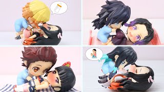 ミルクを飲む鬼殺隊のみんな【鬼滅の刃】【コマ撮り】【ねんどろいど】