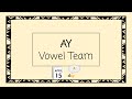 Exploring the 'ay' Vowel Team in Phonics