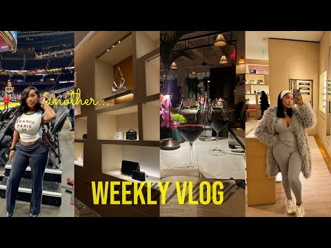 vlog! NBA game + girls dinner + I hate men + Finding myself + early Xmas shopping & more