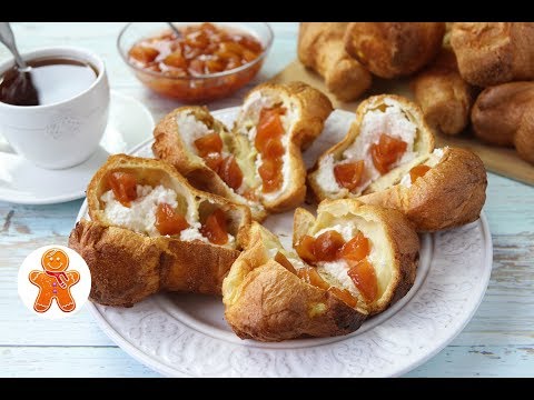 Булочки с начинкой к завтраку поповеры popovers