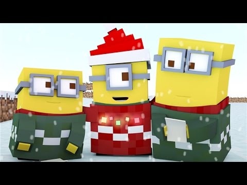 โช Minecraft Minions Singing Jingle Bells โช - ( Minecraft Animation )