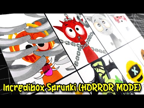 DIBUJO Incredibox Sprunki Animated Series Intro | HORROR MODE | como dibujar incredibox sprunki