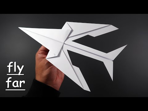 FLY FAR - Best Paper Airplane || How To Make a Paper Plane - (easy)