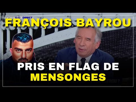 BFMTV - LE PREMIER MINISTRE BAYROU PRIS EN FLAGRANT DÉLIT DE MENSONGES @Charbofficiel2