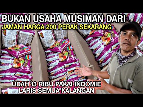 BUKAN USAHA MUSIMAN || SEHARI BISA HABIS 2 Dus INDOMIE RENDANG ASAL KUAT Tenaga LARIS SEMUA KALANGAN