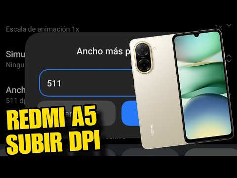 🔴COMO SUBIR EL DPI EN EL XIAOMI REDMI A5 ✅
