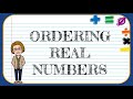 Exploring the Ordering of Real Numbers