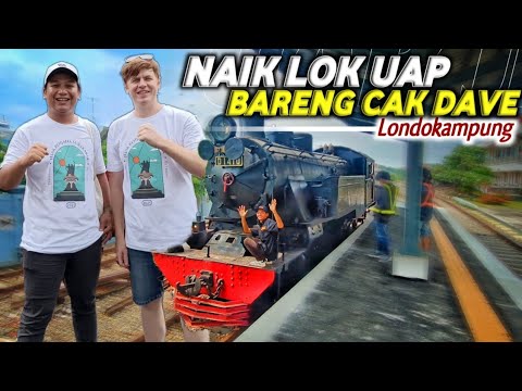 NAIK LOK UAP BARENG BULE LONDOKAMPUNG‼️Kereta Jaladara Traveling by Train ~ Part 2