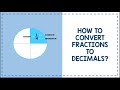 Converting Fractions to Decimals