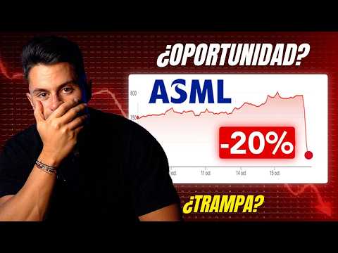 ASML se DESPLOMA en BOLSA y crea el PÁNICO en las ACCIONES de IA