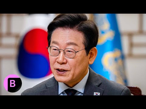 YouTube video thumbnail: South Korean President on US Trade Talks, ICE Raid, North Korea